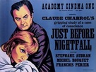 Juste avant la nuit - British Movie Poster (xs thumbnail)