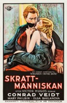 The Man Who Laughs - Swedish Movie Poster (xs thumbnail)