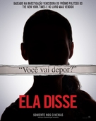 She Said - Brazilian Movie Poster (xs thumbnail)