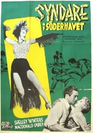 South Sea Sinner - Swedish Movie Poster (xs thumbnail)