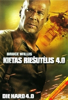 Live Free or Die Hard - Lithuanian Movie Cover (xs thumbnail)