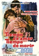 A Time to Love and a Time to Die - Spanish Movie Poster (xs thumbnail)