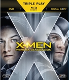 X-Men: First Class - Argentinian Blu-Ray movie cover (xs thumbnail)