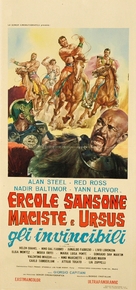 Ercole, Sansone, Maciste e Ursus gli invincibili - Italian Movie Poster (xs thumbnail)