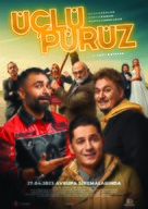 &Uuml;&ccedil;l&uuml; P&uuml;r&uuml;z - German Movie Poster (xs thumbnail)