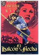 The Flame and the Arrow - Spanish Movie Poster (xs thumbnail)