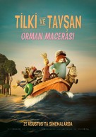 Fox &amp; Hare Save the Forest - Turkish Movie Poster (xs thumbnail)