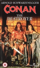 Conan The Destroyer - British Movie Cover (xs thumbnail)