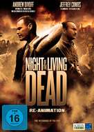 Night of the Living Dead 3D: Re-Animation - German DVD movie cover (xs thumbnail)