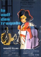 La nuit des traqu&eacute;s - French Movie Poster (xs thumbnail)