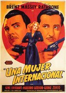 International Lady - Spanish Movie Poster (xs thumbnail)