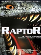 Raptor - French DVD movie cover (xs thumbnail)
