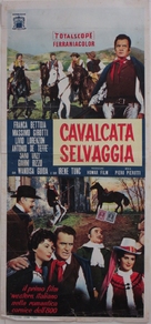 Cavalcata selvaggia - Italian Movie Poster (xs thumbnail)