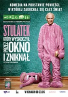 Hundra&aring;ringen som klev ut genom f&ouml;nstret och f&ouml;rsvann - Polish Movie Poster (xs thumbnail)