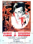 Pi&egrave;ge &agrave; hommes - French Movie Poster (xs thumbnail)