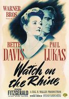 Watch on the Rhine - DVD movie cover (xs thumbnail)