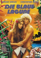 The Blue Lagoon - German Movie Cover (xs thumbnail)