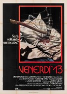 Friday the 13th - Italian Movie Poster (xs thumbnail)