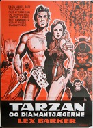 Tarzan&#039;s Savage Fury - Danish Movie Poster (xs thumbnail)