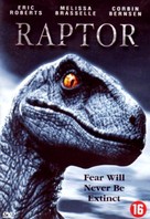 Raptor - Dutch DVD movie cover (xs thumbnail)