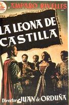 La leona de Castilla - Spanish Movie Poster (xs thumbnail)