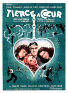 Tierce &agrave; coeur - French Movie Poster (xs thumbnail)
