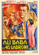 Ali Baba and the Forty Thieves - Italian Movie Poster (xs thumbnail)