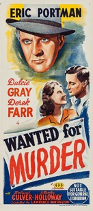 Wanted for Murder - Australian Movie Poster (xs thumbnail)