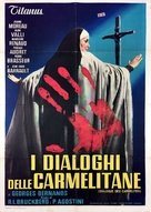 Le dialogue des Carm&eacute;lites - Italian Movie Poster (xs thumbnail)