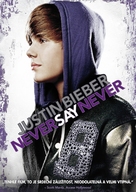 Justin Bieber: Never Say Never - Czech DVD movie cover (xs thumbnail)