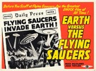 Earth vs. the Flying Saucers - British Movie Poster (xs thumbnail)