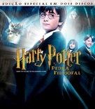 Harry Potter and the Philosopher&#039;s Stone - Brazilian Blu-Ray movie cover (xs thumbnail)