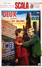 Zwei unter Millionen - Belgian Movie Poster (xs thumbnail)