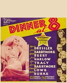Dinner at Eight - Theatrical movie poster (xs thumbnail)