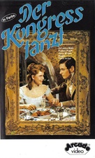 Der Kongre&szlig; tanzt - German VHS movie cover (xs thumbnail)