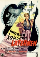 Unter den tausend Laternen - German Movie Poster (xs thumbnail)