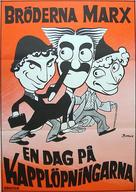 A Day at the Races - Swedish Movie Poster (xs thumbnail)