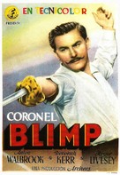 The Life and Death of Colonel Blimp - Spanish Movie Poster (xs thumbnail)