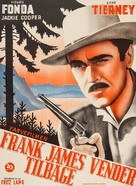 The Return of Frank James - Danish Movie Poster (xs thumbnail)