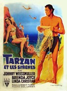 Tarzan and the Mermaids - French Movie Poster (xs thumbnail)