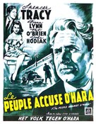 The People Against O&#039;Hara - Belgian Movie Poster (xs thumbnail)