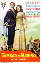 Sinbad the Sailor - Spanish Movie Poster (xs thumbnail)