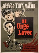 The Young Lions - Danish Movie Poster (xs thumbnail)