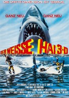 Jaws 3D - German Movie Poster (xs thumbnail)