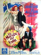 The Bride Goes Wild - French Movie Poster (xs thumbnail)