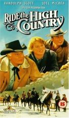 Ride the High Country - British VHS movie cover (xs thumbnail)