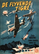 Flying Tigers - Danish Movie Poster (xs thumbnail)