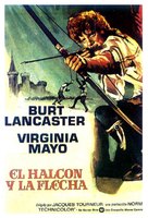 The Flame and the Arrow - Spanish Movie Poster (xs thumbnail)