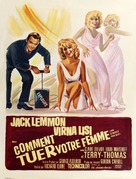 How to Murder Your Wife - French Movie Poster (xs thumbnail)