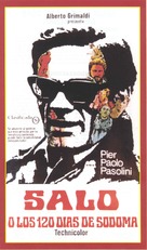 Sal&ograve; o le 120 giornate di Sodoma - Spanish VHS movie cover (xs thumbnail)